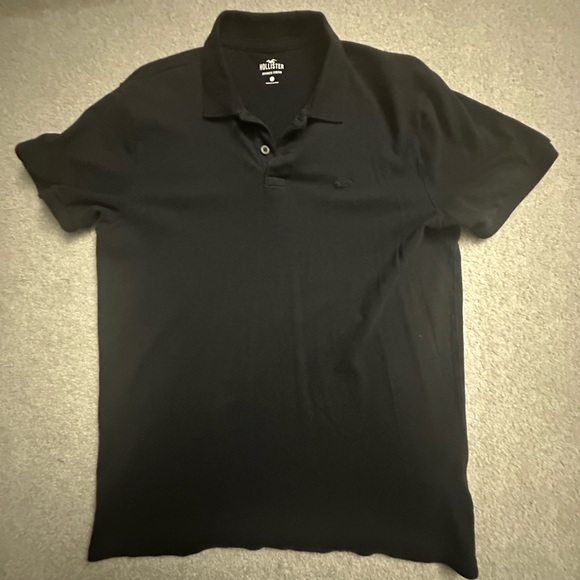 Hollister Other - Hollister Shirt - Men’s Size L - Black - Short Sleeve Polo Shirt